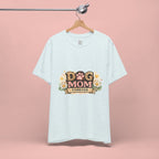 Dog Mom Forever T‑Shirt — Floral Paw Print Tee for Pet Lovers