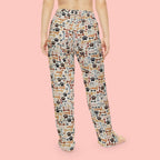 Dog Lover Pajama Pants — Paw Print & Bones All-Over-Print Women’s Sleepwear