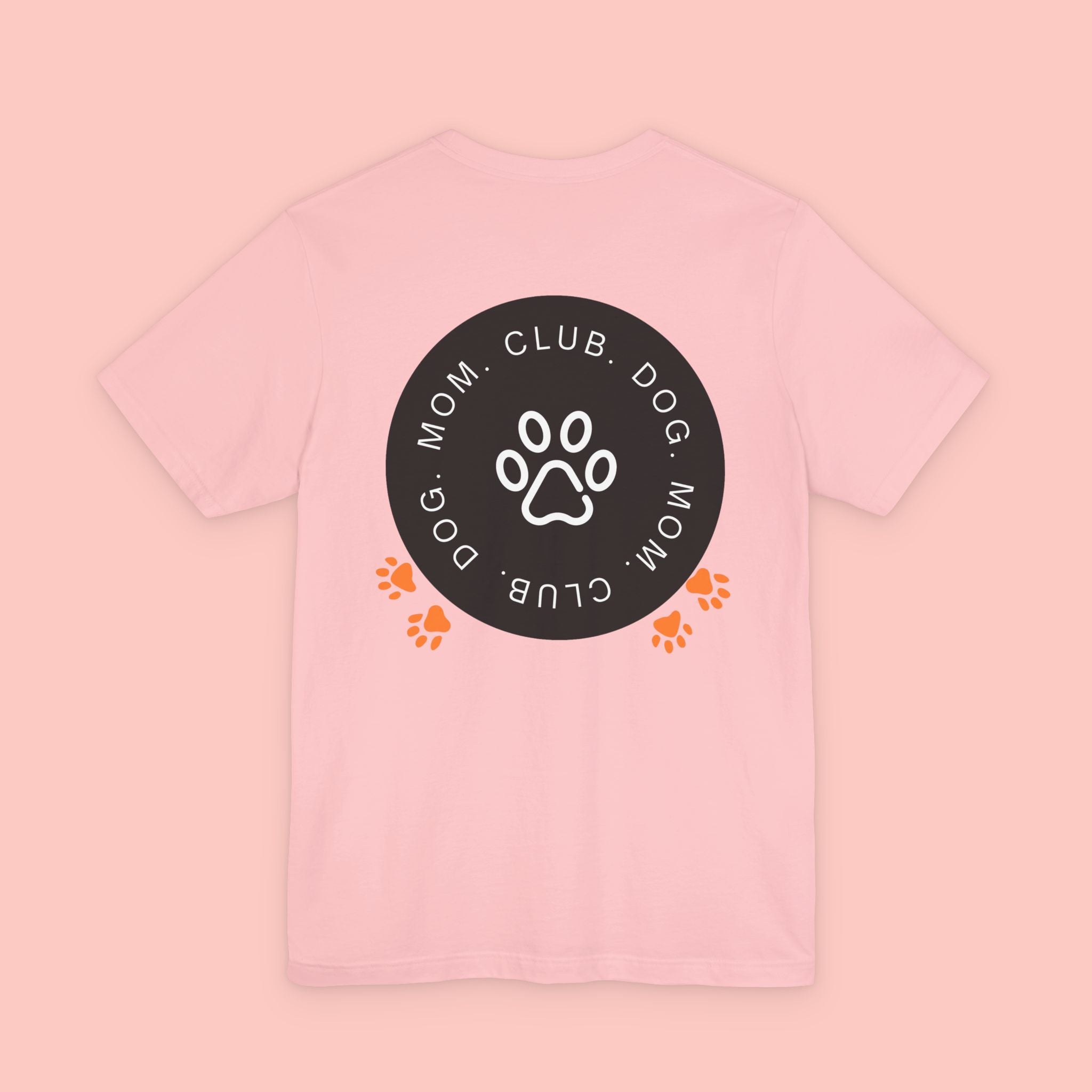 Dog Mom Club T-Shirt — Paw Print Graphic Tee for Pet Lovers