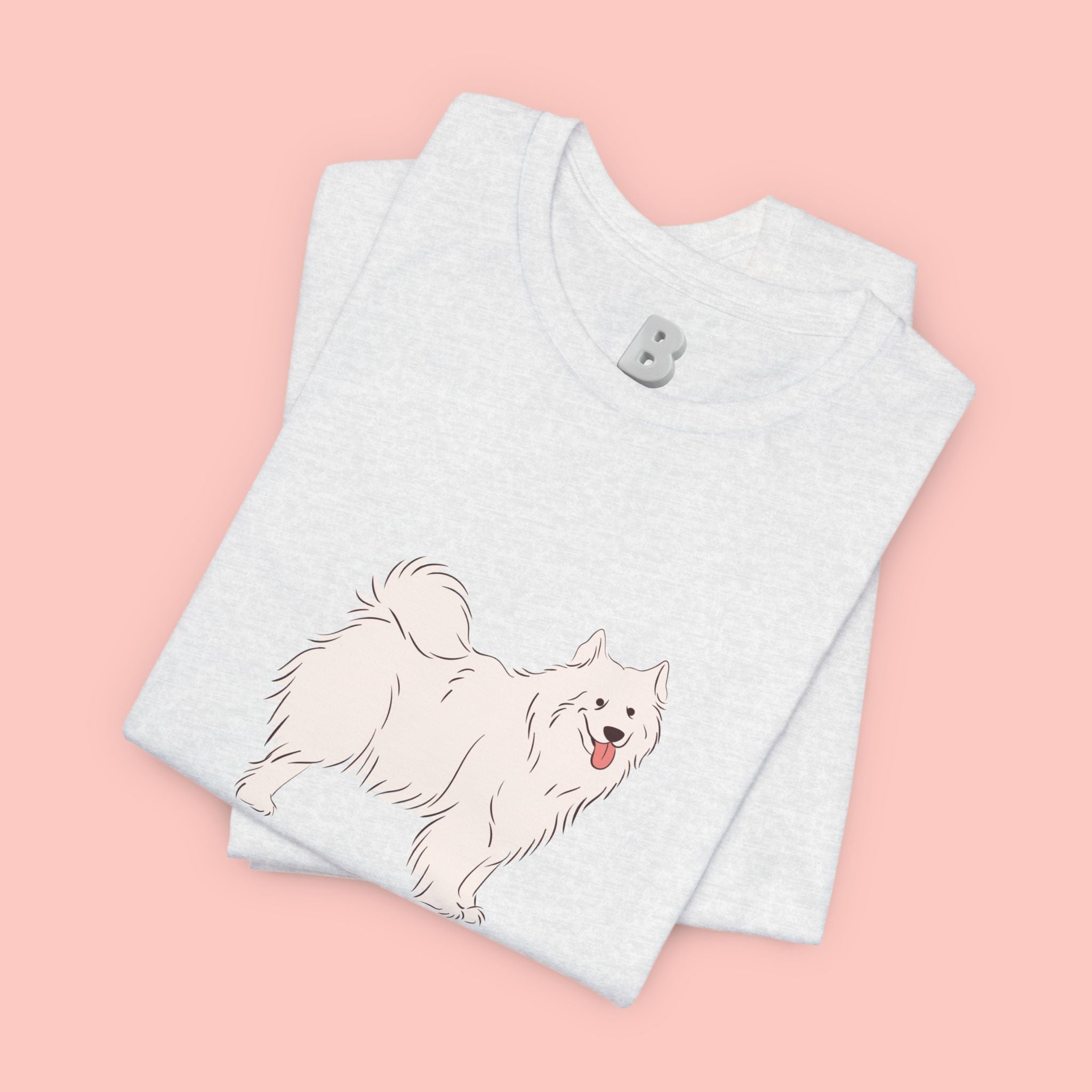 My Cute Paw Samoyed T‑Shirt — Cute Dog Graphic Tee for Pet Lovers