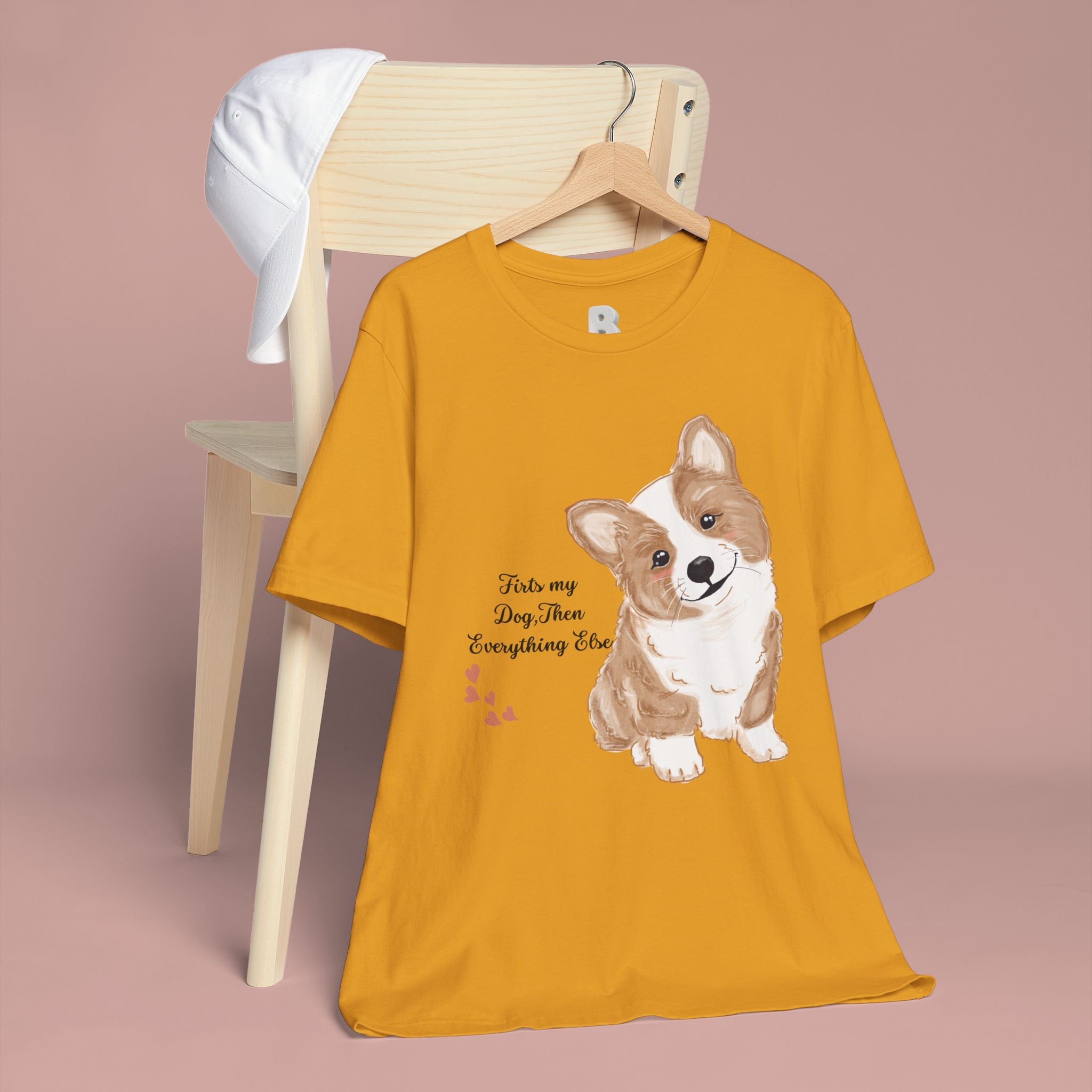 Corgi Love T-Shirt — "This my dog, then everything else" Cute Pet Tee