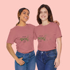 Proud Dog Mom T-Shirt – Cute Paw Print & Puppy Graphic Tee