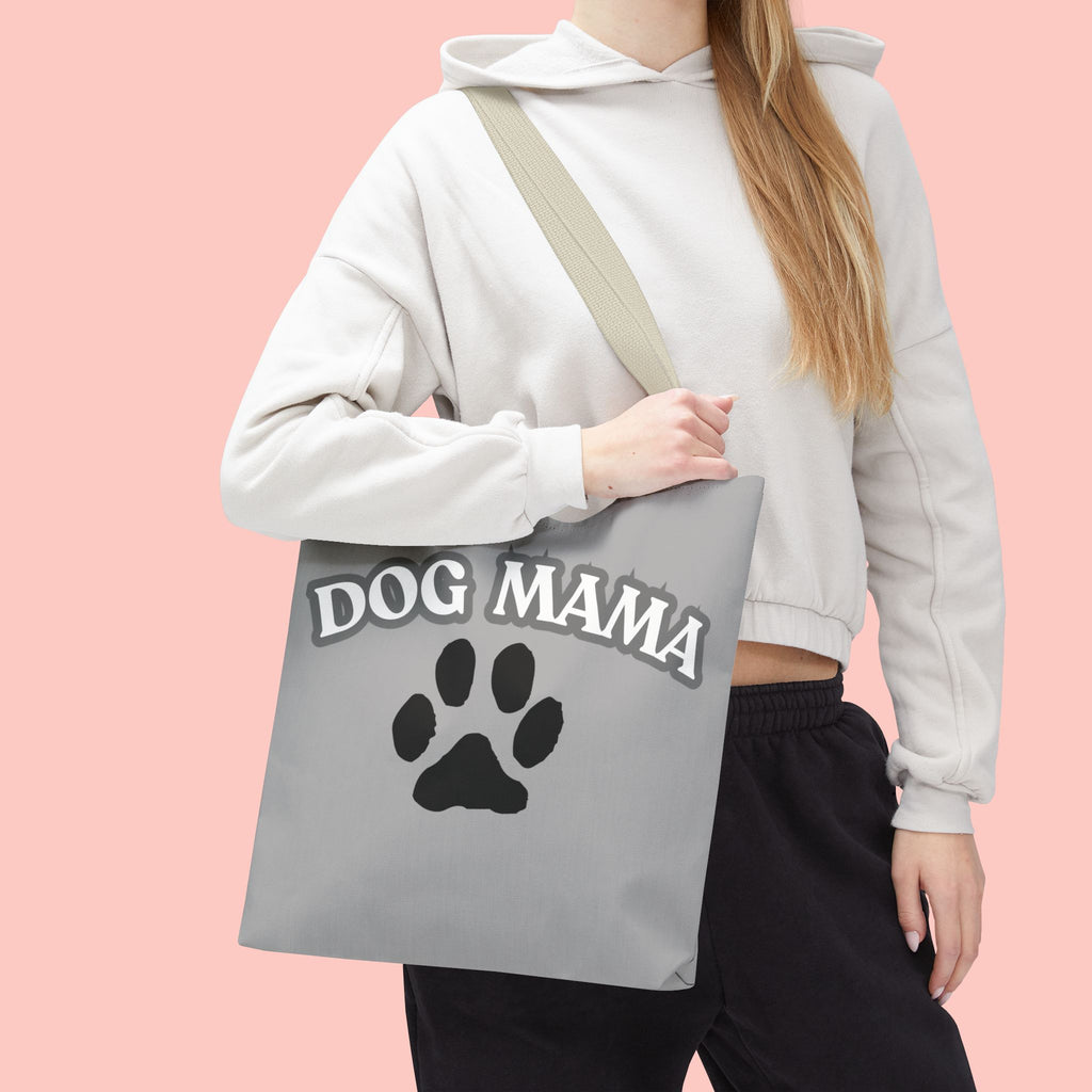 Dog Mama Paw Print Tote Bag – Cute Pet Lover Gift