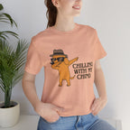 Chilling With My Chind T-Shirt — Funny Dabbing Cat Graphic Tee