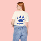 Dog Mom Paw Print T-Shirt