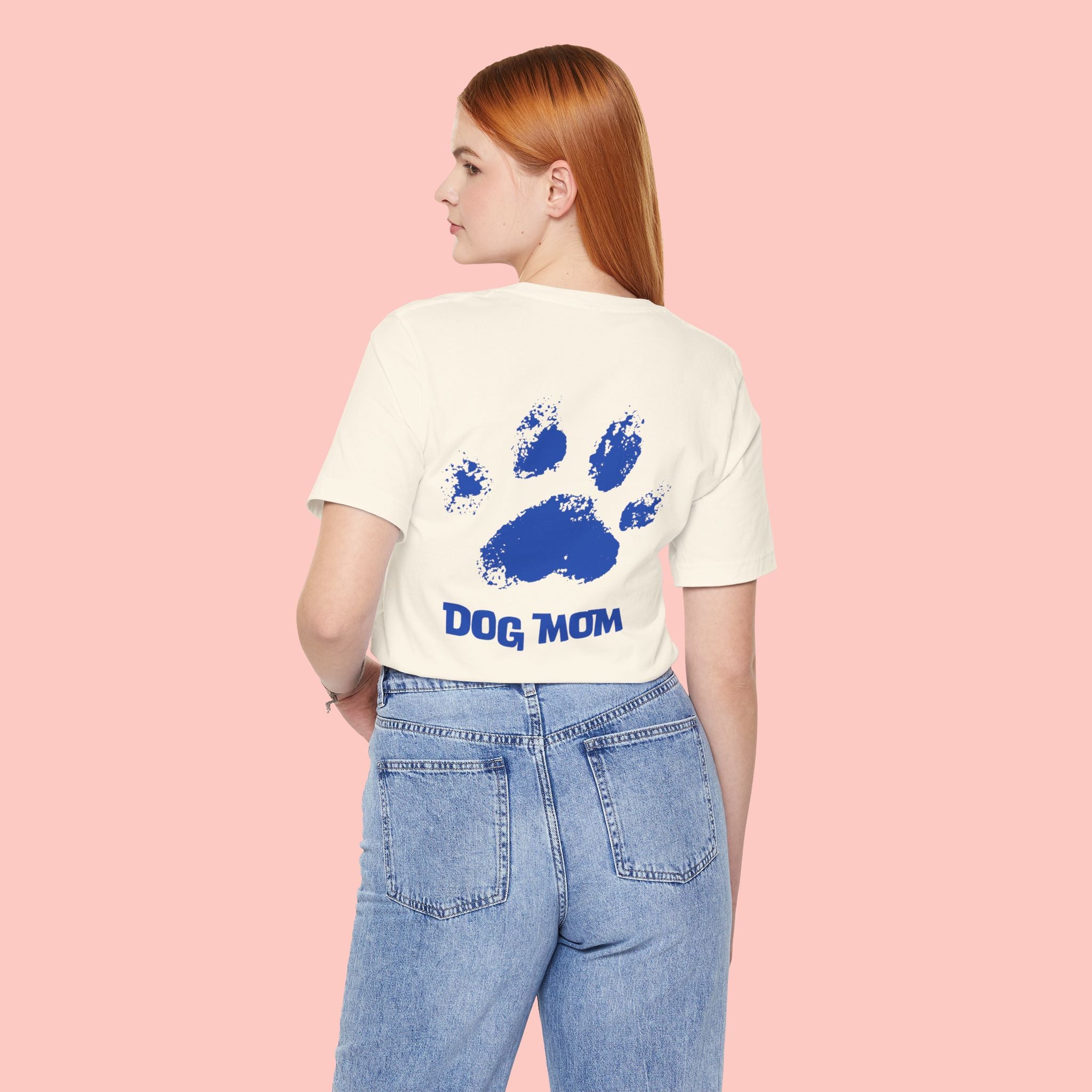 Dog Mom Paw Print T-Shirt