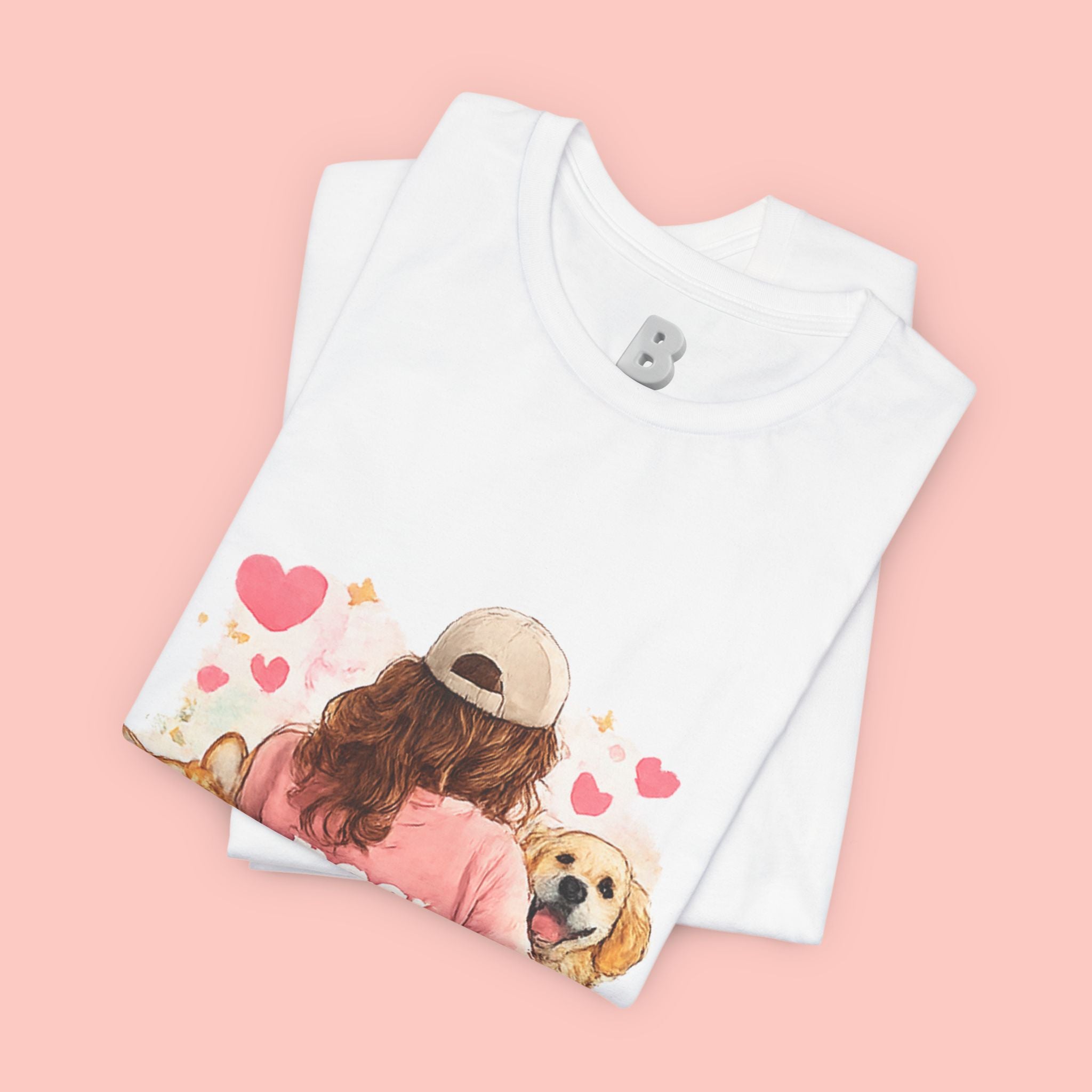 Dog Mom T-Shirt - Cute Woman with Dogs Graphic Tee