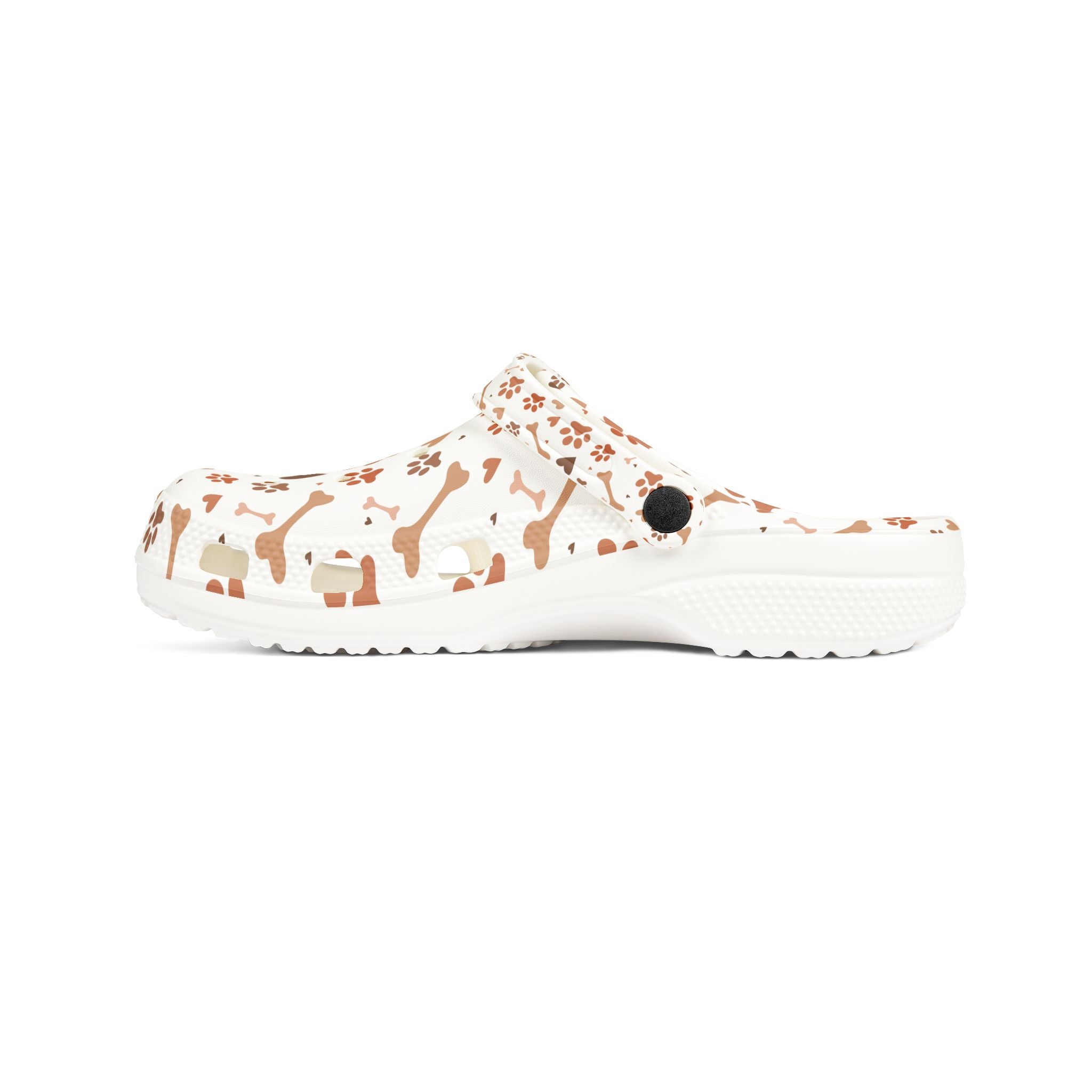 Paw Print EVA Foam Clogs — Cute Dog Bone & Paw Slip-On Shoes