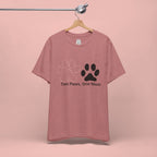 Two Paws, One Mom T-Shirt – Cute Dog Mom Paw Print Tee