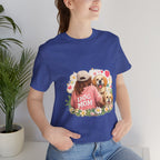 Dog Mom T-Shirt — Cute Floral Puppy Tee for Dog Lovers
