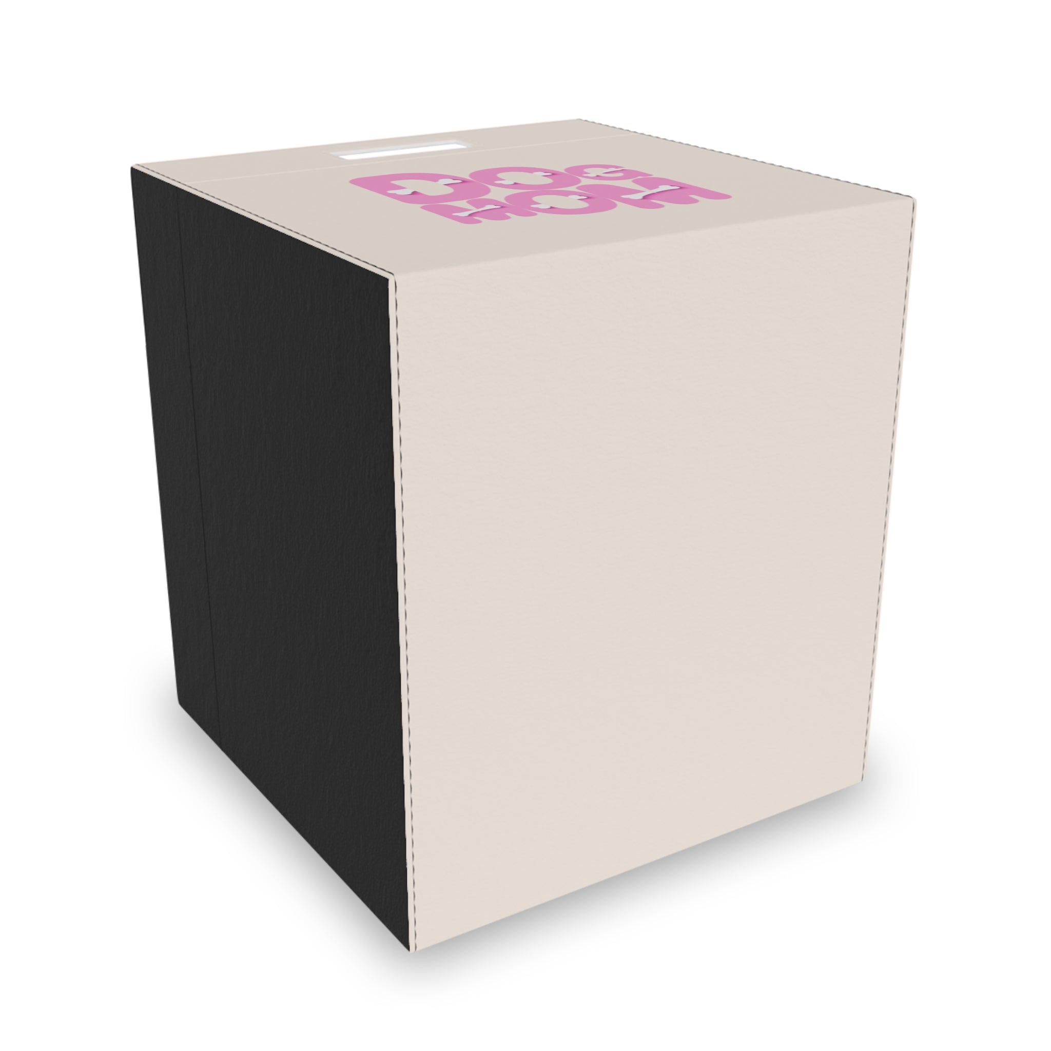 Storage Box — "Dog Mom" Felt Bin (Pet Toy & Accessory Organizer)