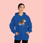 Dog Mom Hoodie — Cute Basset Hound I Love My Dog Mom Sweatshirt