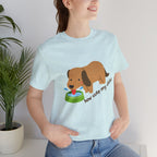 Dog T-Shirt — Cute Dachshund "how cute my child" Graphic Tee