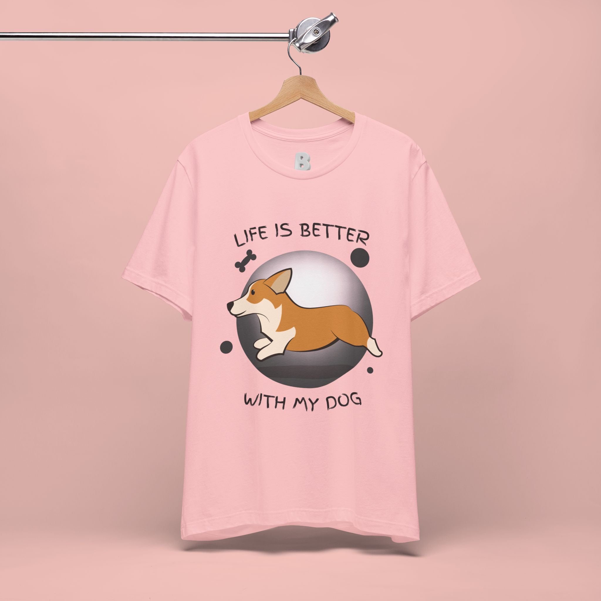 Life Is Better With My Dog Corgi T-Shirt