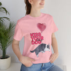 Kiss Your Dog T-Shirt — Cute Corgi with Heart Balloon Pet Lover Tee