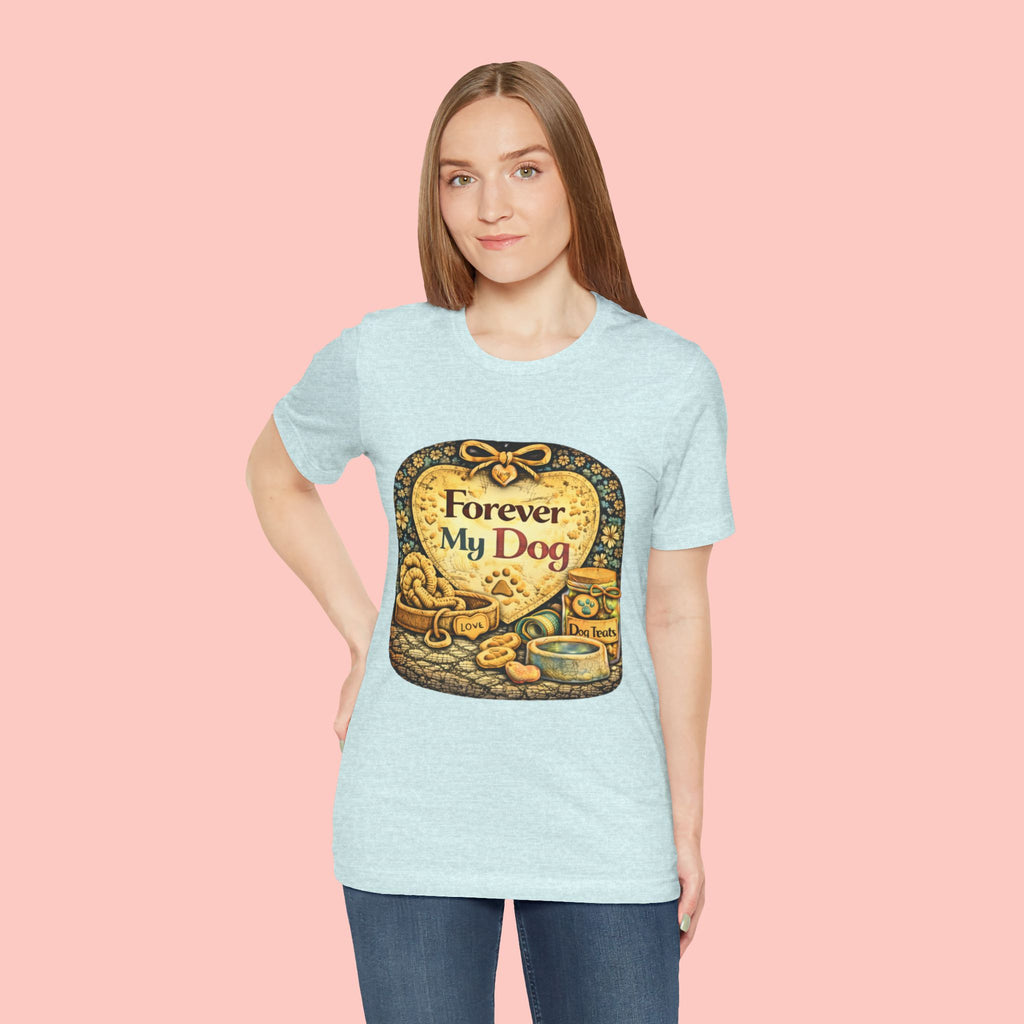 Dog T-Shirt — "Forever My Dog" Vintage Pet Lovers Tee