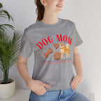 Dog Mom T-Shirt — Cute Shiba & Treats “My Dog Is My Whole World” Tee