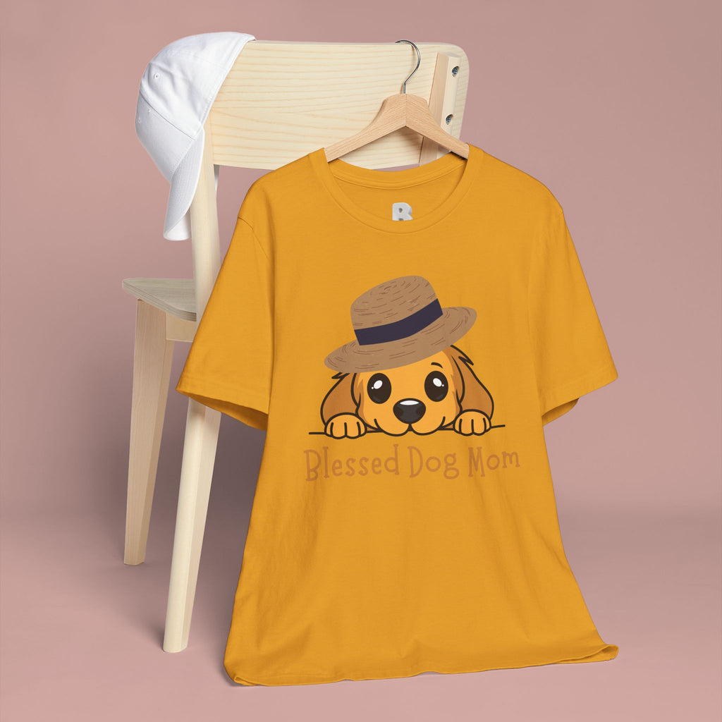 Blessed Dog Mom T-Shirt — Cute Puppy Graphic Tee for Dog Lovers