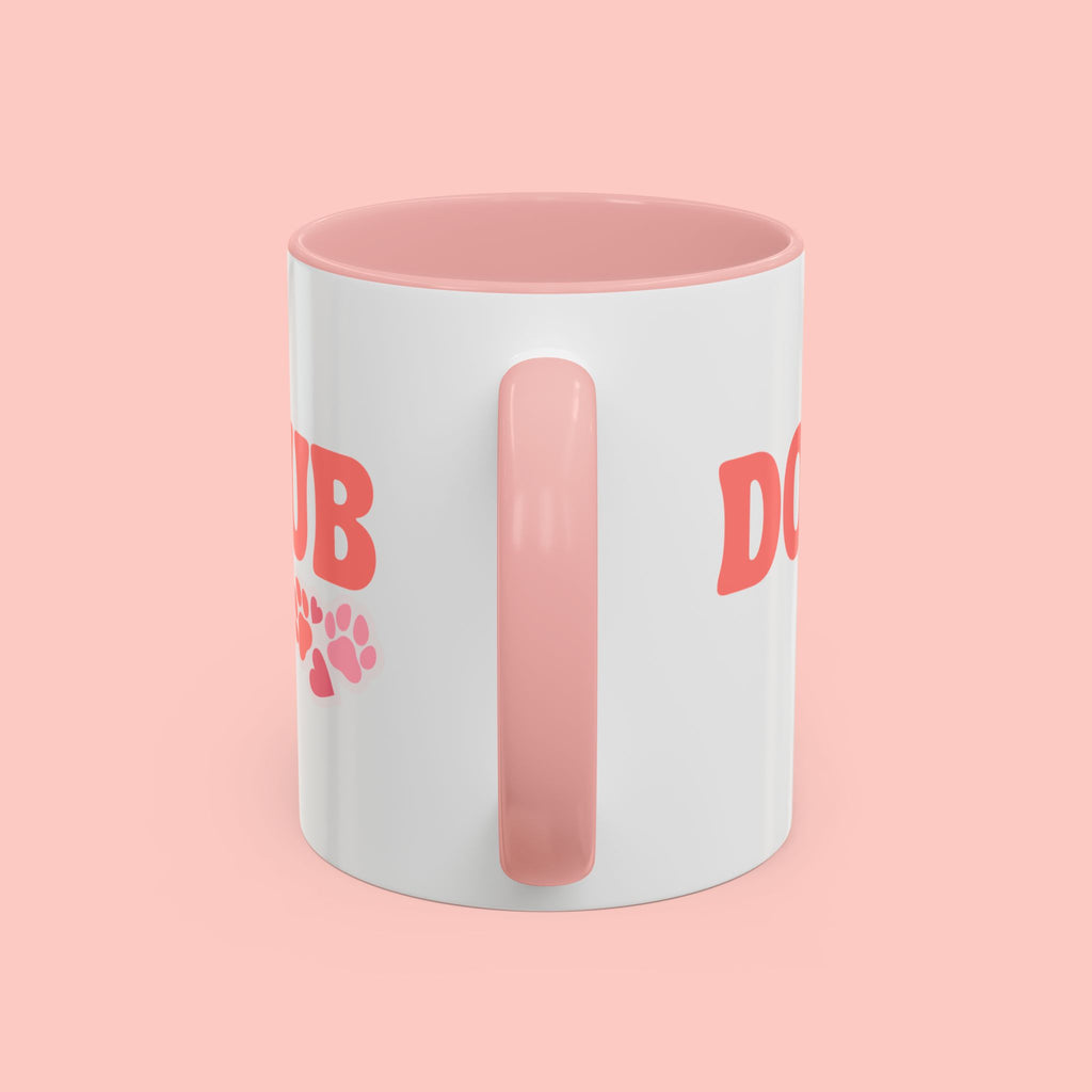 Mom Club Coffee Mug — Cute Paw Print Accent Mug for Dog Moms (11/15 oz)