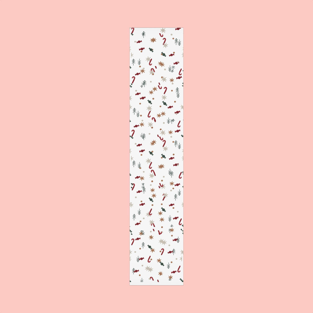 Holiday Candy Cane Gift Wrap Paper