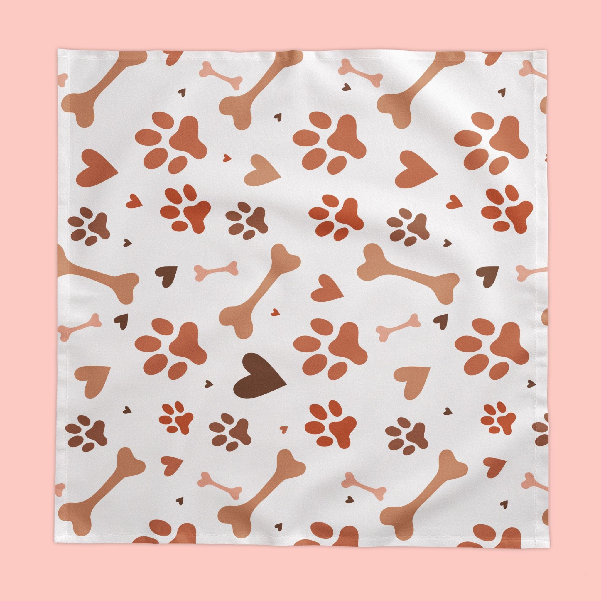 Dog Paw & Bone Tablecloth – Cute Pet-Themed Table Cover for Dog Lovers