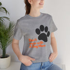 Don’t Mess With A Dog Mom T-Shirt — Paw Print Tee for Dog Lovers