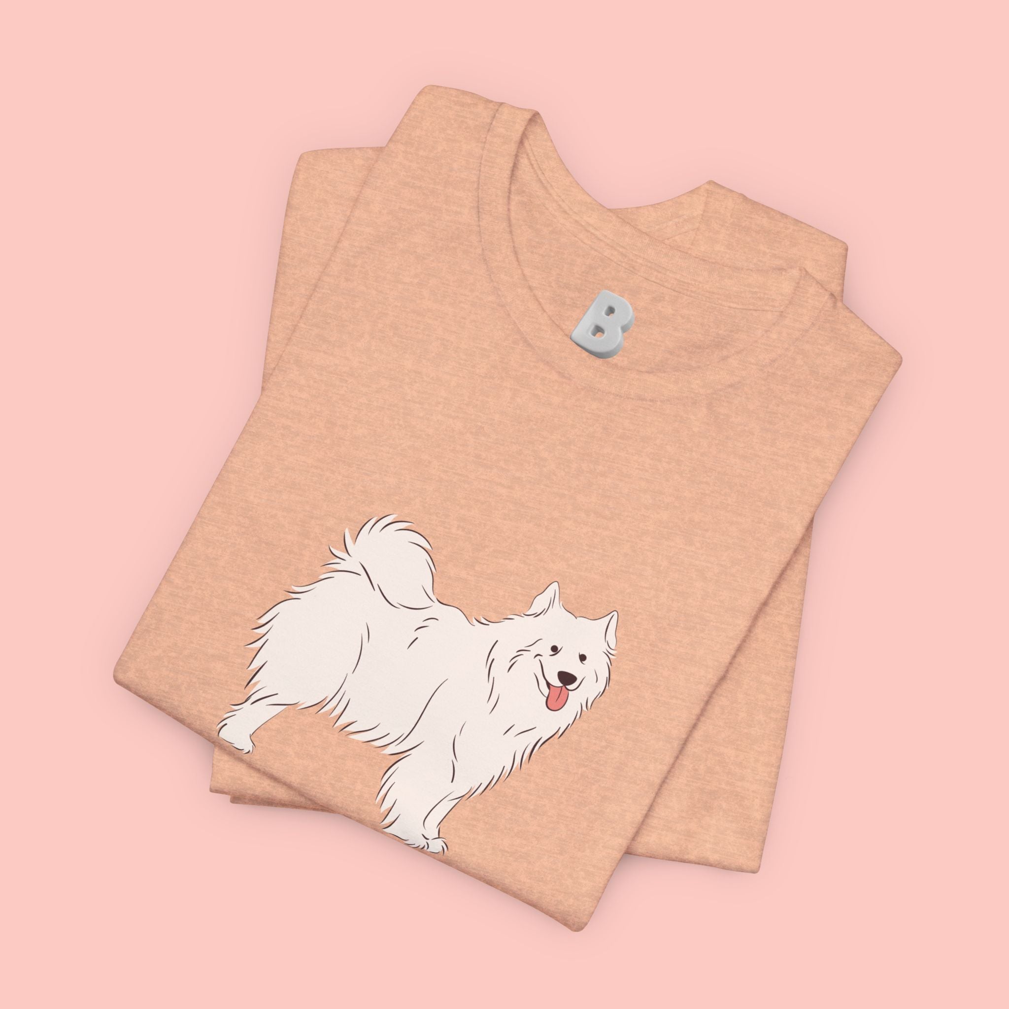 My Cute Paw Samoyed T‑Shirt — Cute Dog Graphic Tee for Pet Lovers