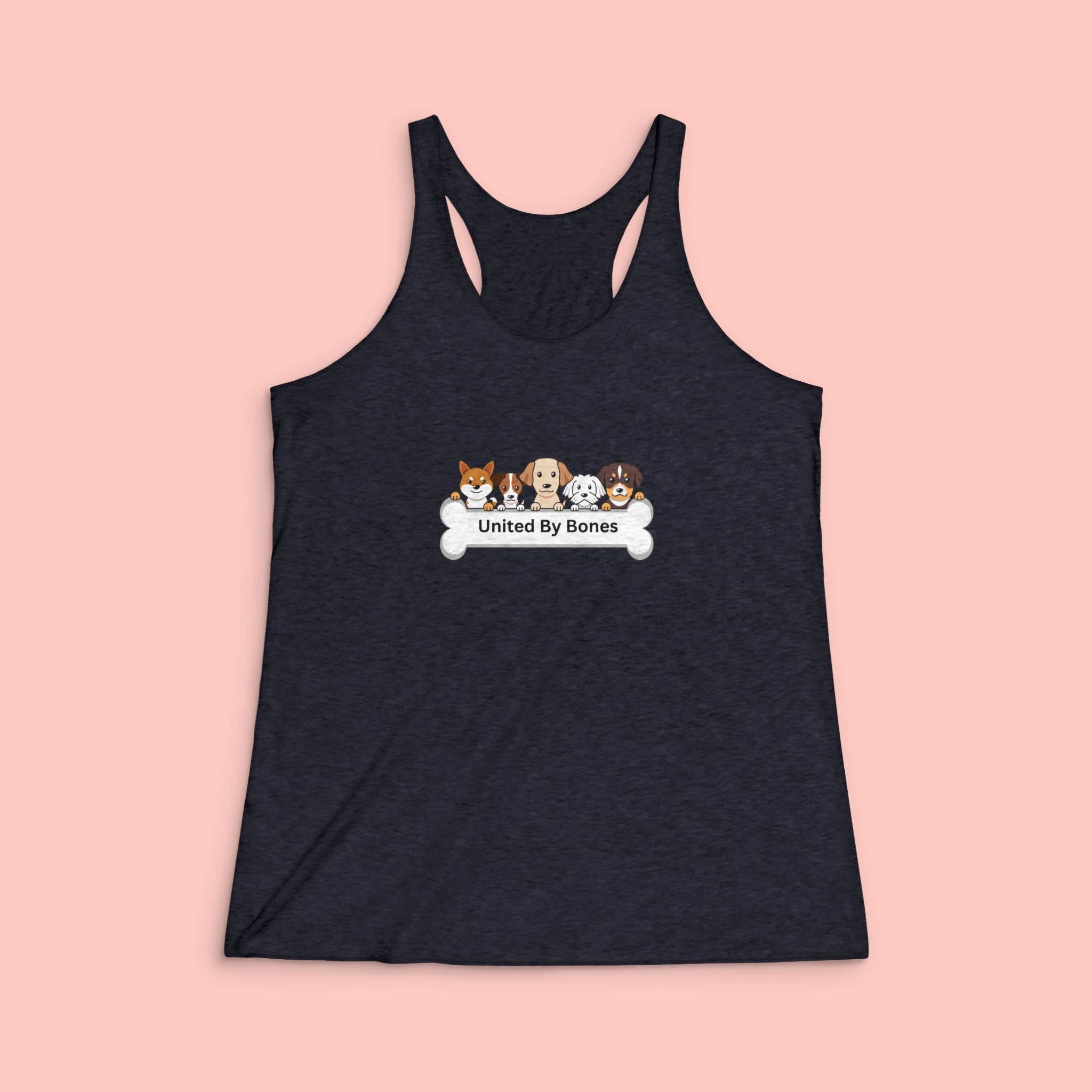 United By Bones Dog Lover Racerback Tank