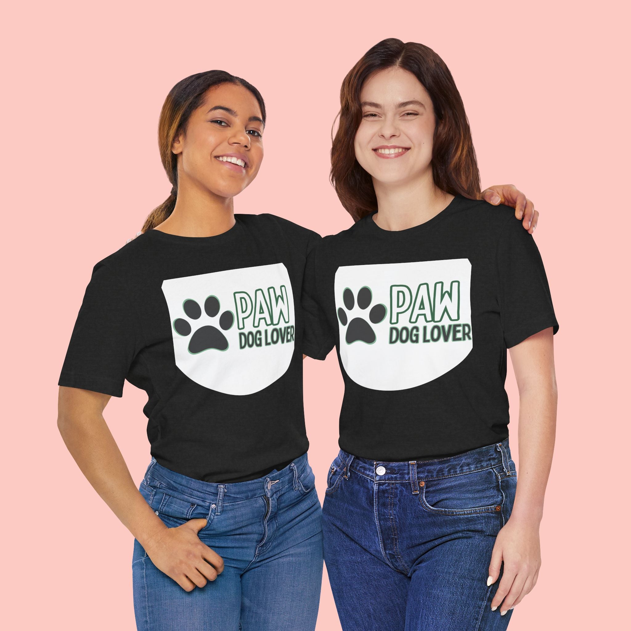 Paw Dog Lover T-Shirt — Cute Paw Print Tee for Dog Owners