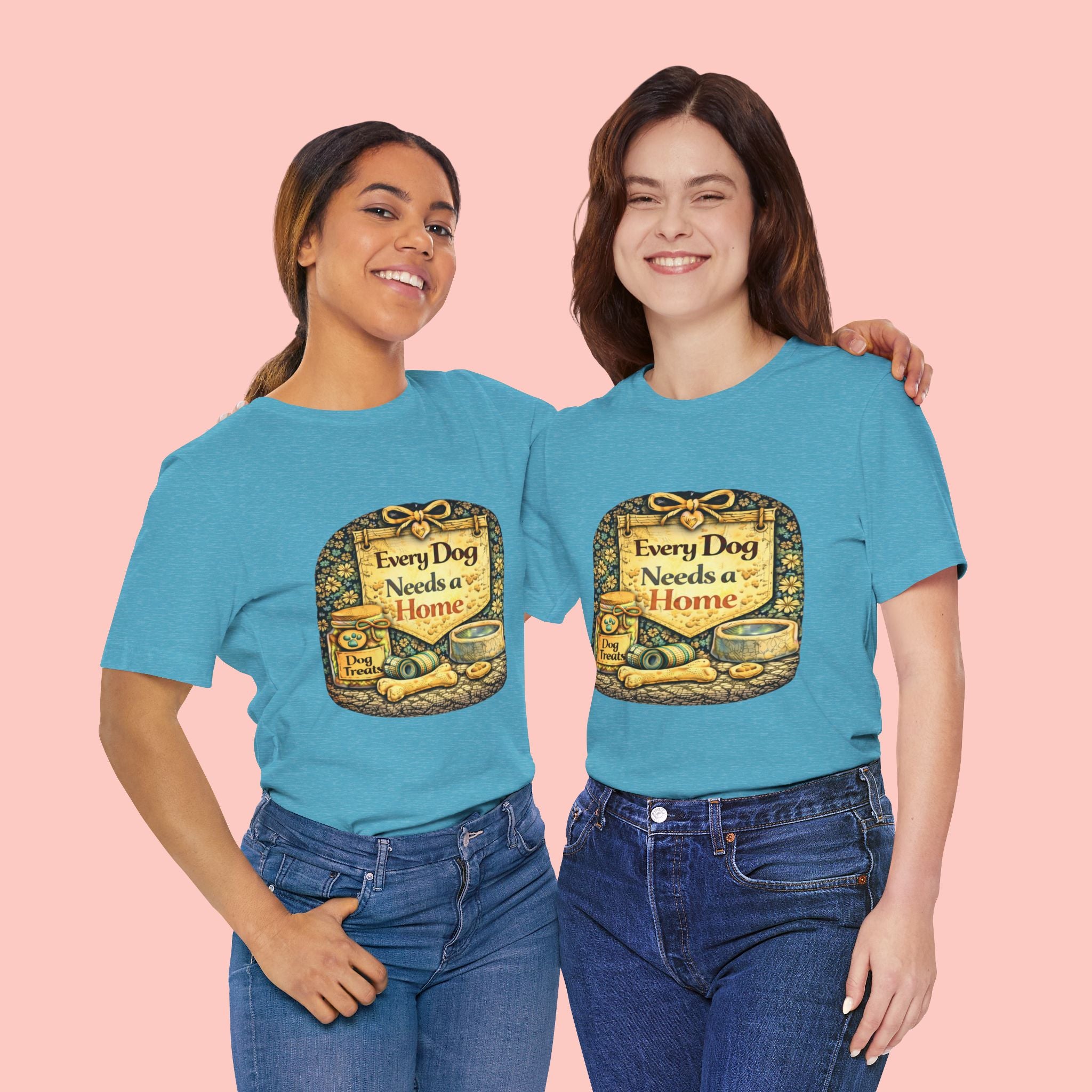 Dog Rescue Tee — "Every Dog Needs a Home" Shelter Support T-Shirt