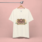 Dog Mom Forever T‑Shirt — Floral Paw Print Tee for Pet Lovers