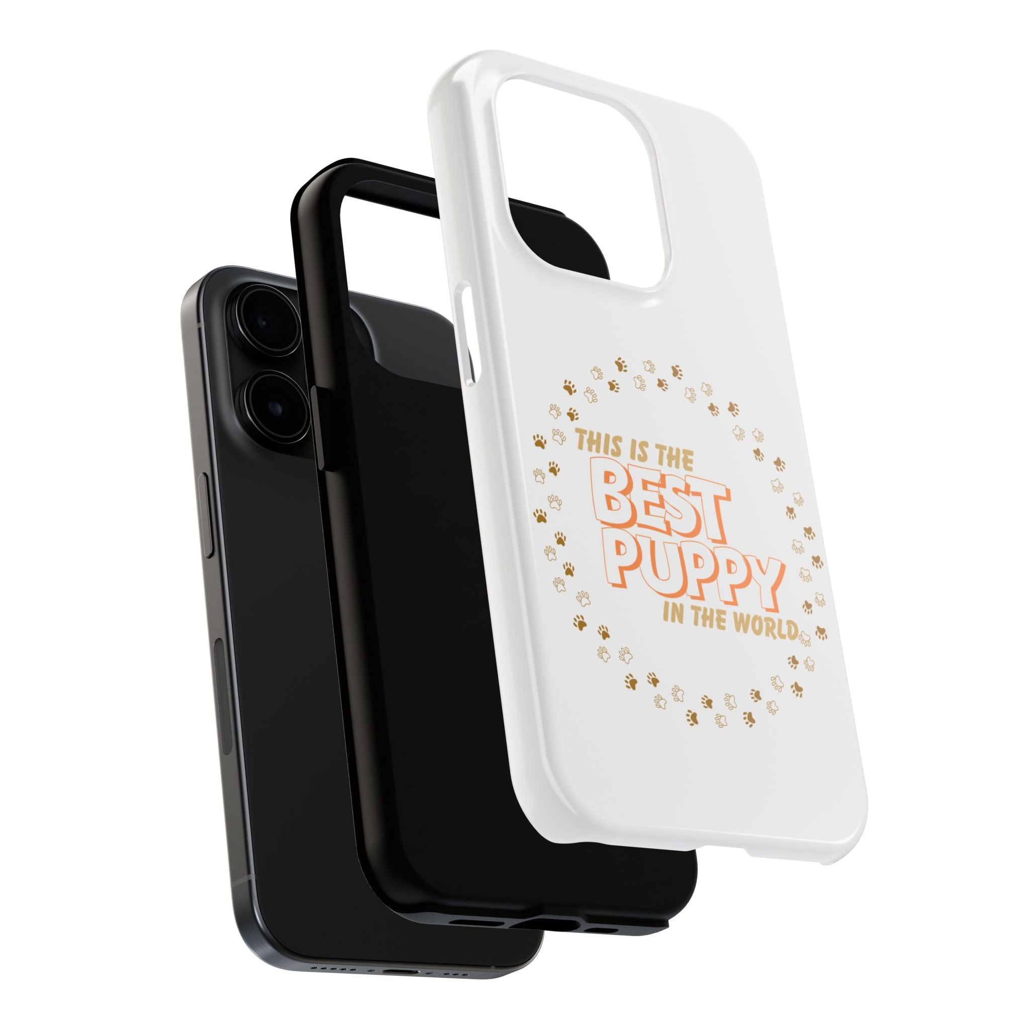 Best Puppy Phone Case — Cute Paw Print Tough Phone Case