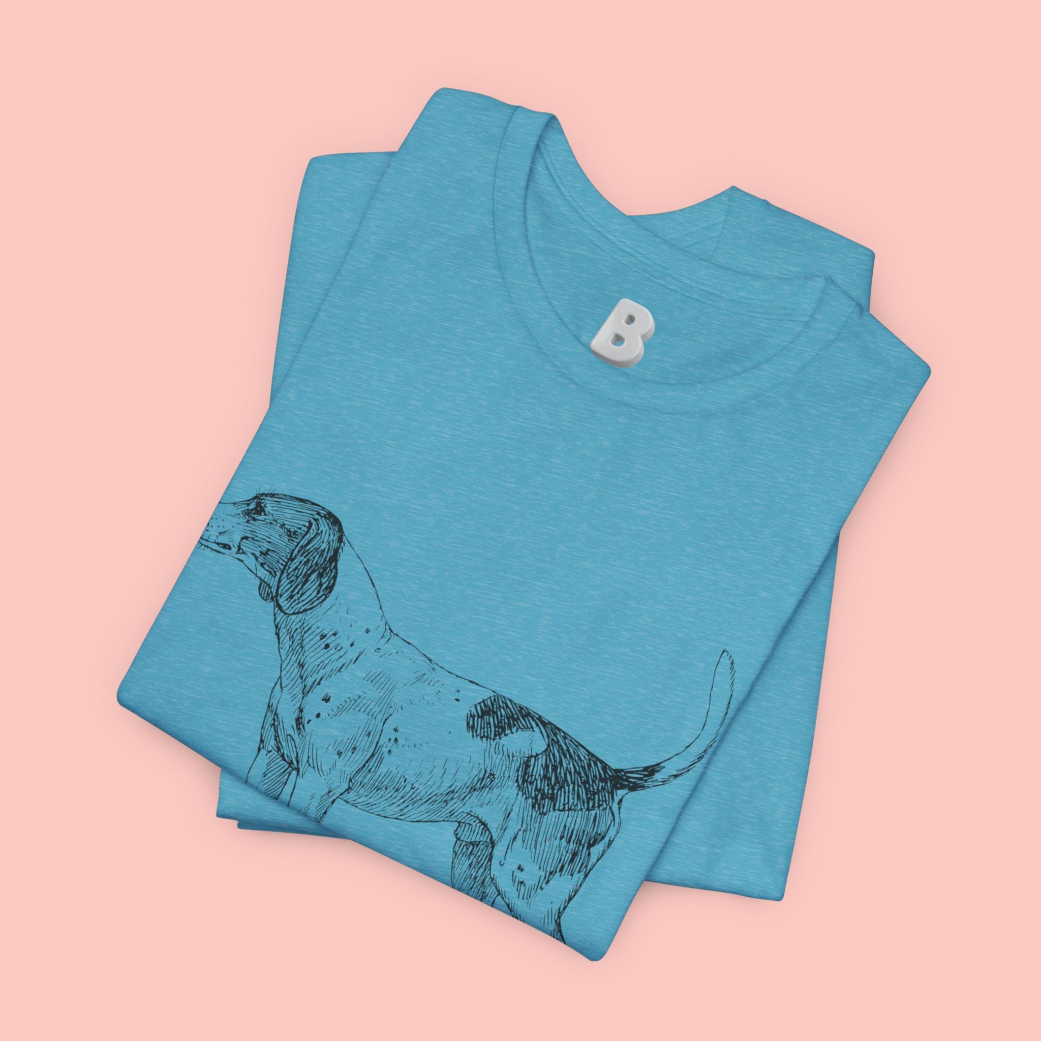 Lovely Dog Mom T-Shirt — Vintage Sketch Dog Graphic Tee