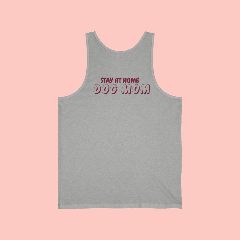 Stay At Home Dog Mom Tank Top — Cute Pet Lover Summer Tank
