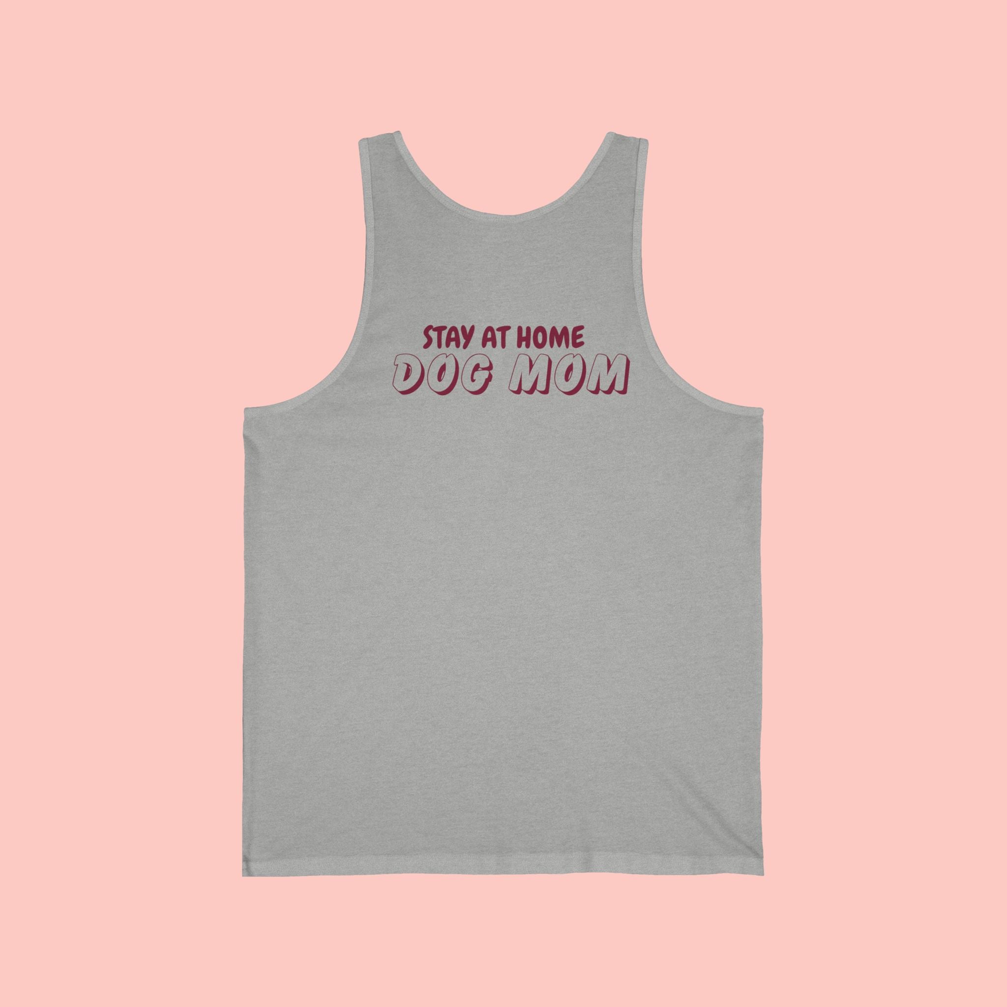 Stay At Home Dog Mom Tank Top — Cute Pet Lover Summer Tank