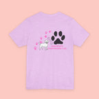 Pawprints Everywhere Tee — Dog Lover Short Sleeve Shirt