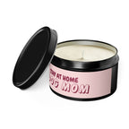 Tin Candle — “Stay At Home Dog Mom” Scented Tin Candle (Dog Mom Gift)