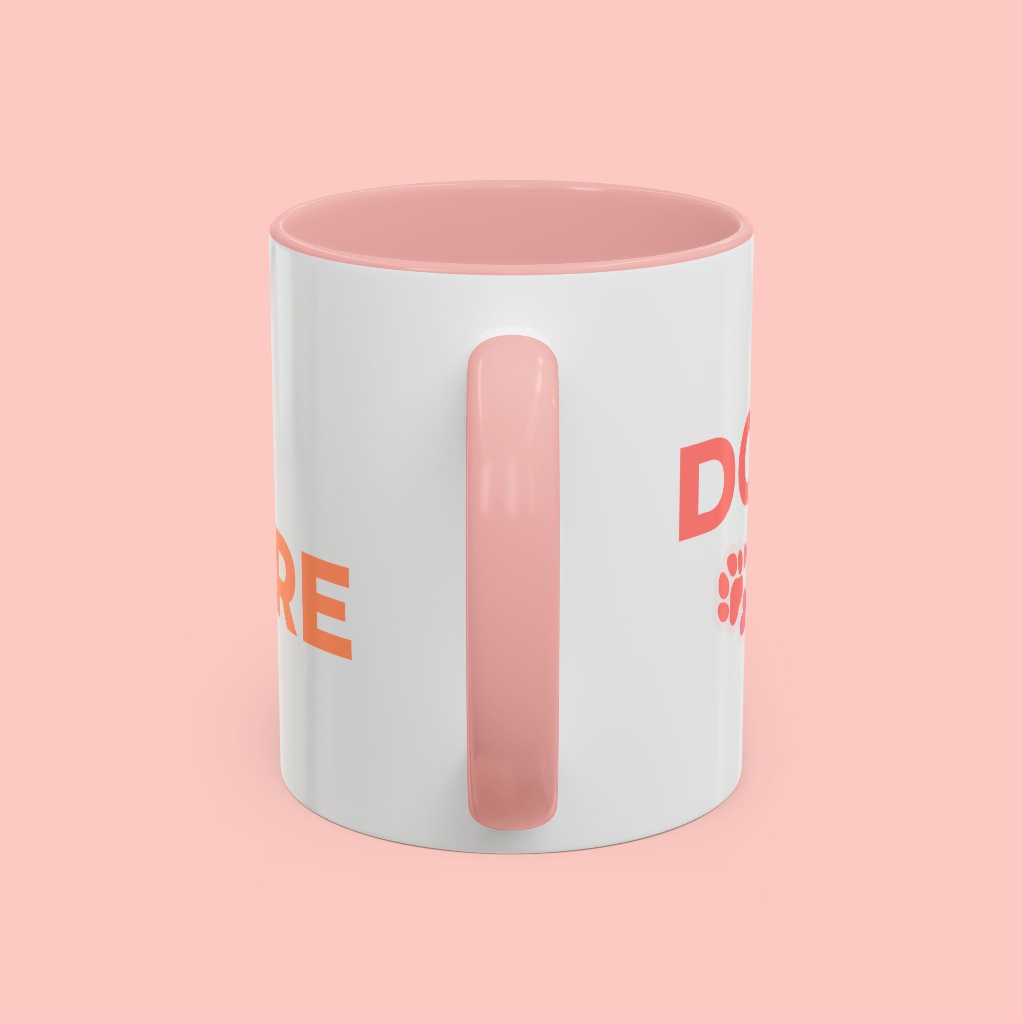 Accent Coffee Mug - "Growing Hair I Don't Care" Floral Script Coffee Mug