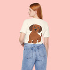 Dachshund Graphic Tee - Cute Brown Sausage Dog T-Shirt