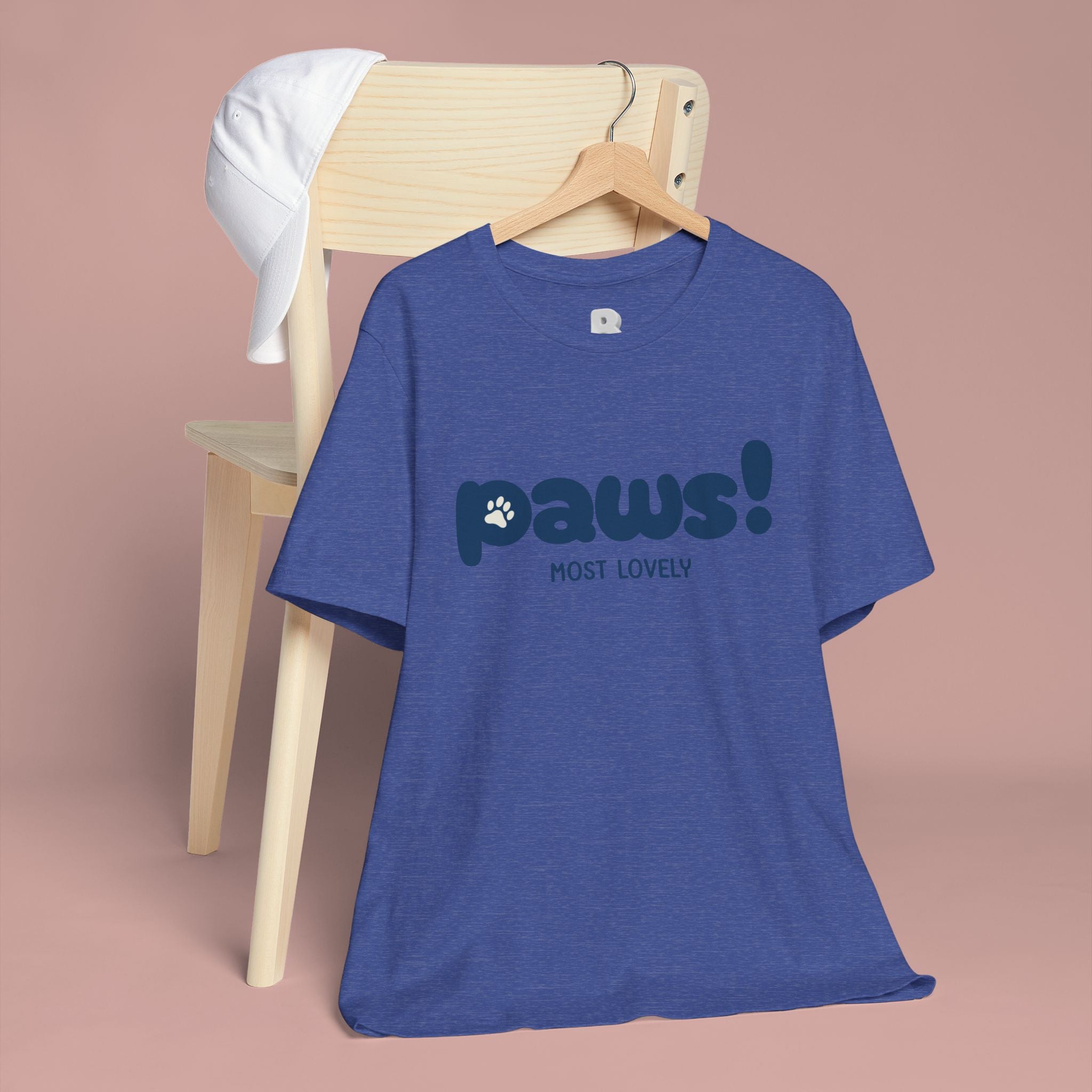 Paws! Cute Paw Print Tee — "Most Lovely" Graphic T-Shirt for Dog & Cat Lovers