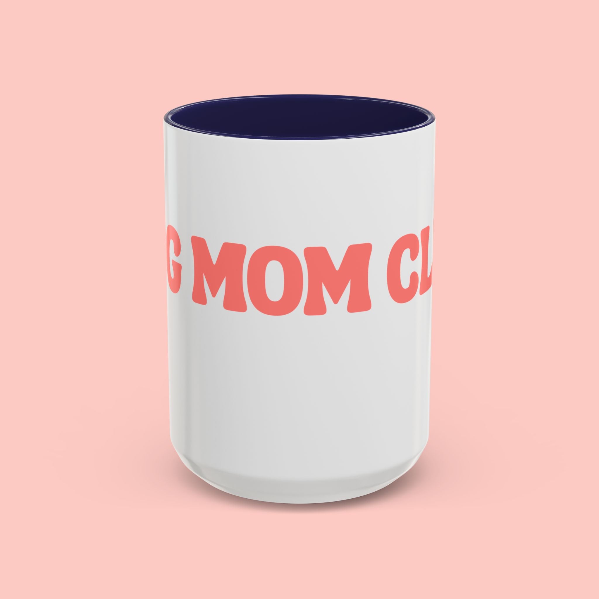 Mom Club Coffee Mug — Cute Paw Print Accent Mug for Dog Moms (11/15 oz)
