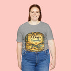 A Dog Is Family T-Shirt - Vintage Pet Lover Tee