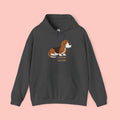 Dog Mom Hoodie — Cute Basset Hound I Love My Dog Mom Sweatshirt