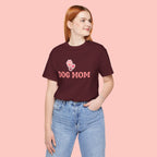 Dog Mom T-Shirt — Pink Paw Graphic Tee for Dog Lovers