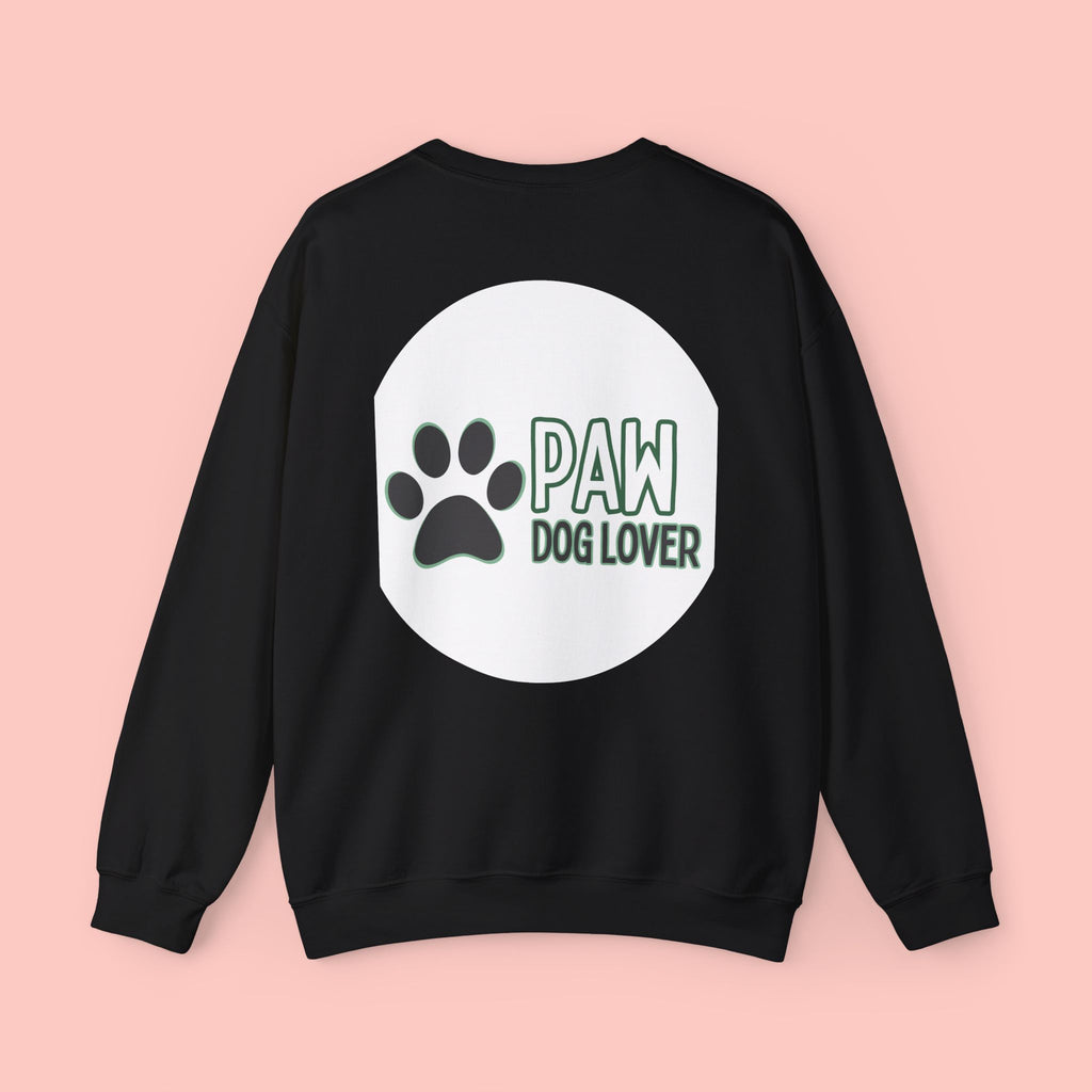 Dog Lover Paw Print Crewneck Sweatshirt