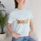 Pet Mom Banner Tee — Cute Paw Print "MOM" Graphic T-Shirt