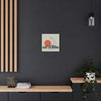 Enjoy the Morning with Your Dog Canvas