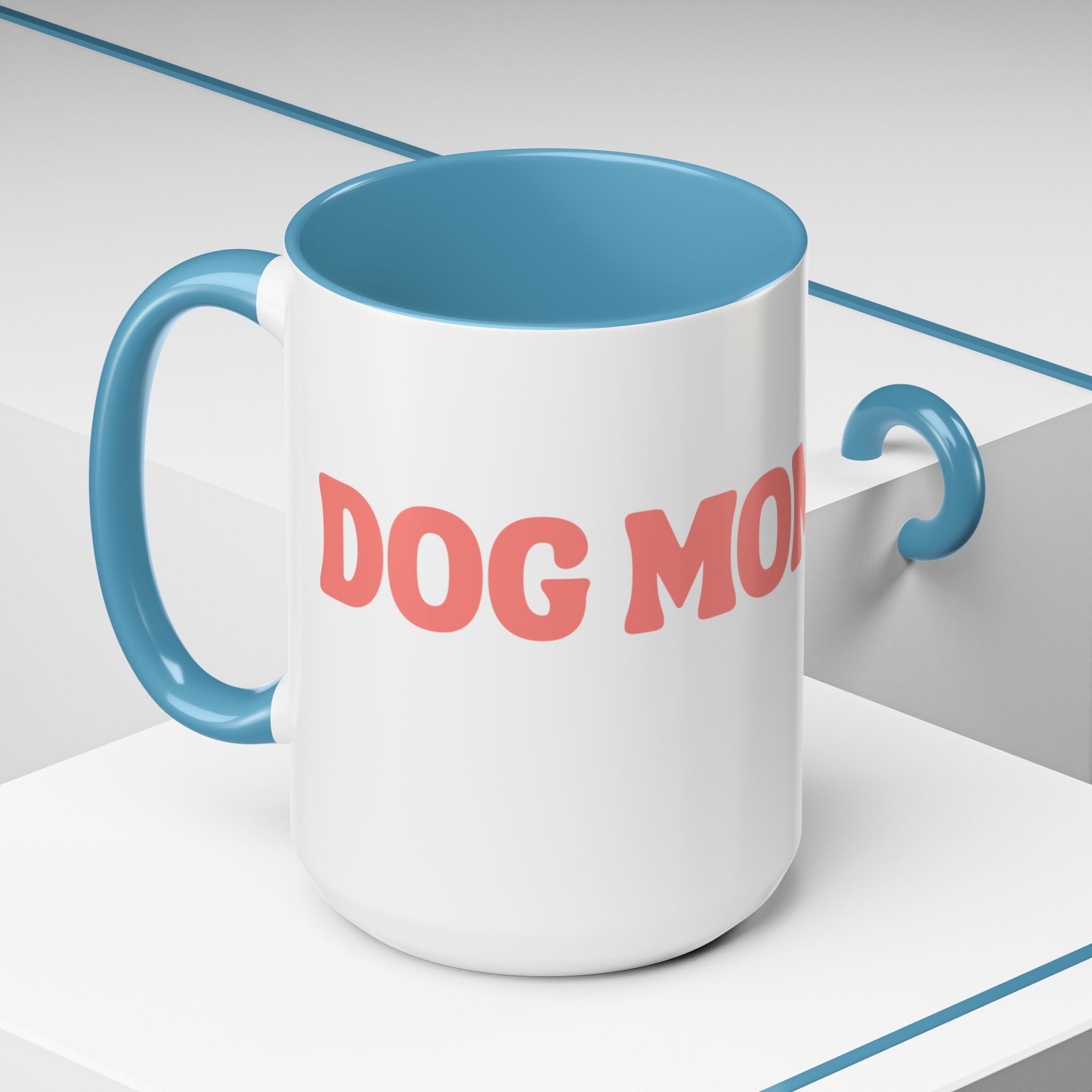 Mom Club Coffee Mug — Cute Paw Print Accent Mug for Dog Moms (11/15 oz)