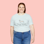 Dog Mom Tee — "Dog Mom: It Is A Lifestyle, Not Hobby" Cute Dachshund Graphic T-Shirt