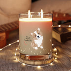 Corgi Scented Candle — 11oz Glass Candle with Cute Puppy Illustration